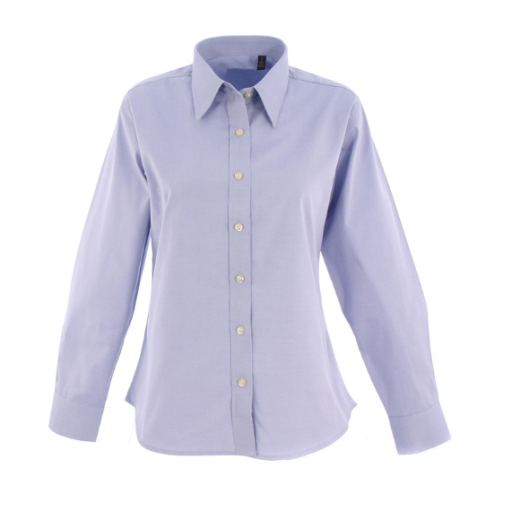 Uneek Ladies Oxford Blouse Long Sleeve